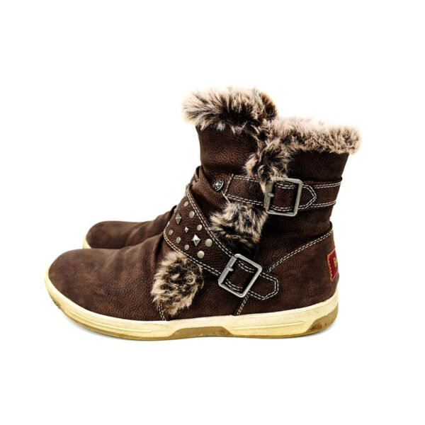 Winter Leather Shoes For Girls